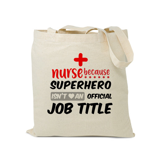 Nurse Appreciation Tote Bag Nurse Superhero, Nurse Tote, Nursing Thank You Gift, Personalized Nurse Gift, Nurse Tote, Thank You Heroes