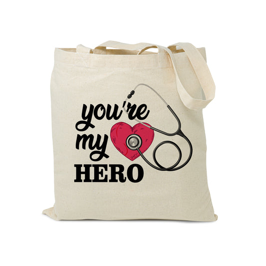 You are my hero Tote Bag Essential workers Superhero, Nurse Tote, Doctor Thank You Gift, Nurse Gift, Nurse Tote, Thank You Heroes