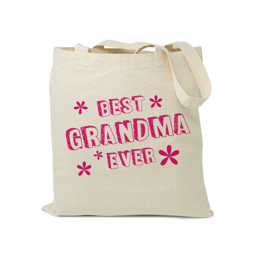 Best Grandma Ever Tote Bag, Grandma mothers day gift, Cotton Reusable Bag, Grandmother Gifts, Nana Gift, Granny Gift, Gifts for Grandma