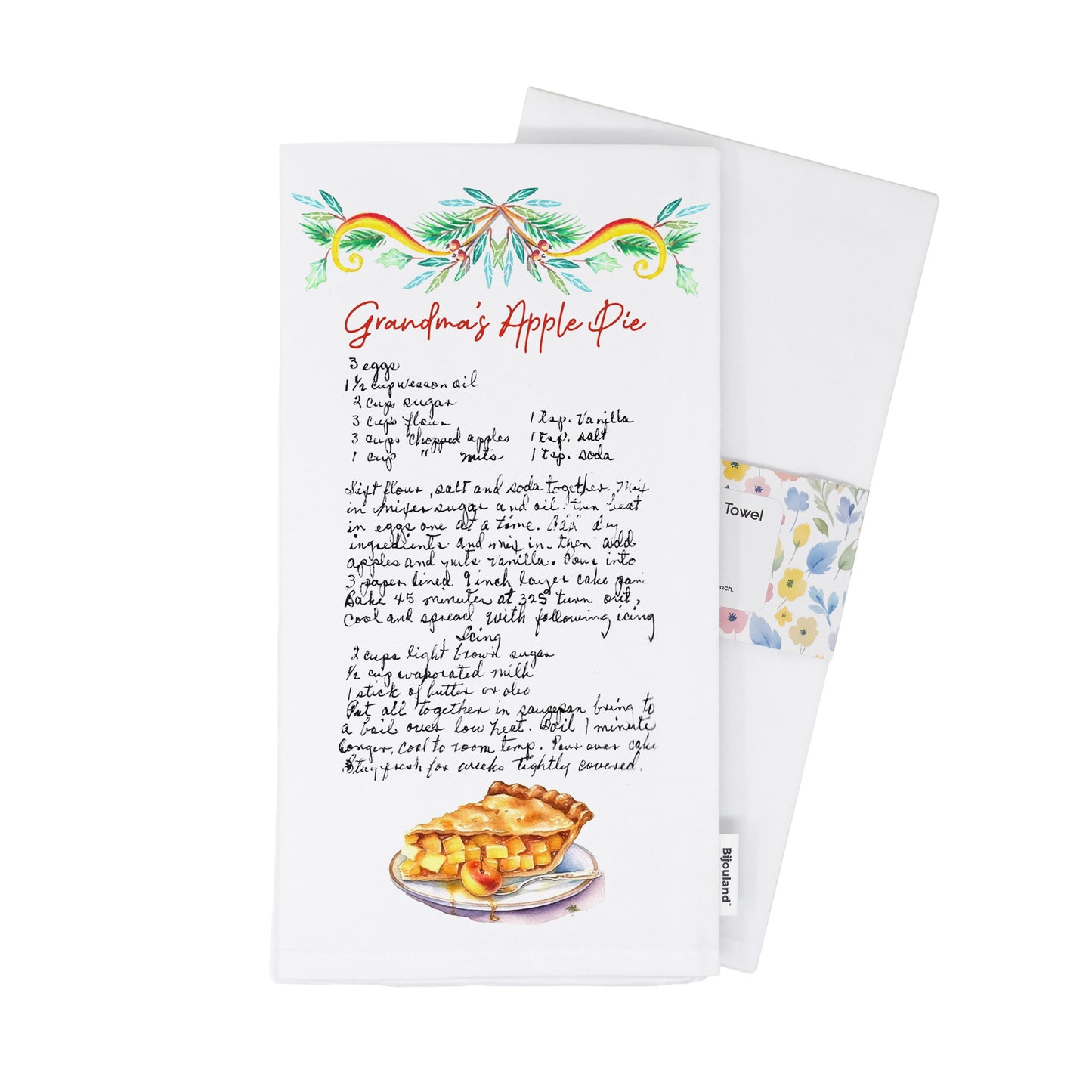 Personalized Recipe Kitchen Towel - Flour Sack Cotton