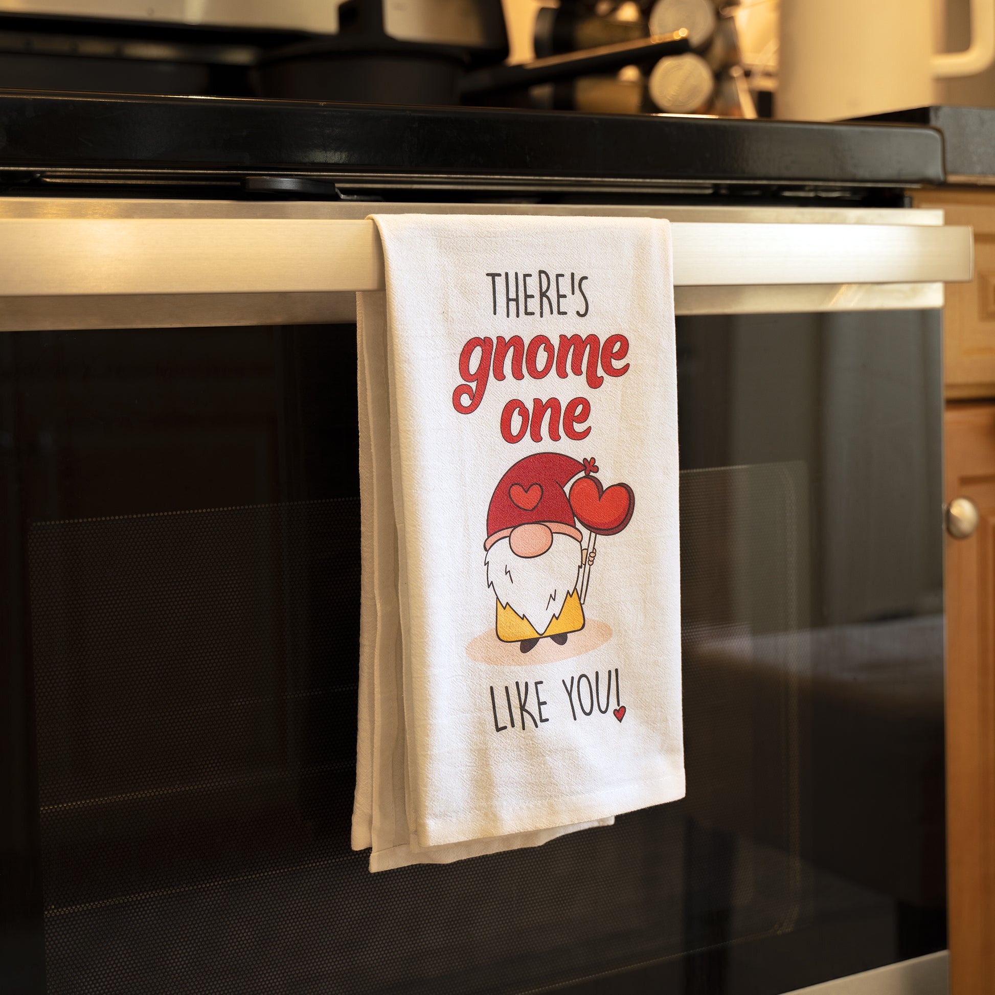 100% Cotton Kitchen Towels Printed with Cute Kitchen Sayings 'Life is Short